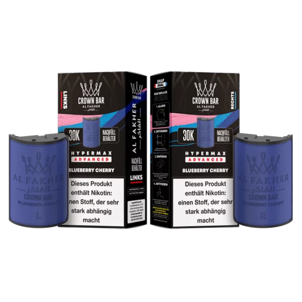 Al Fakher 30k Hypermax Refill Pod Bundle - Blueberry Cherry