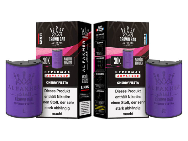 Al Fakher 30k Hypermax Refill Pod Bundle - Cherry Fiesta
