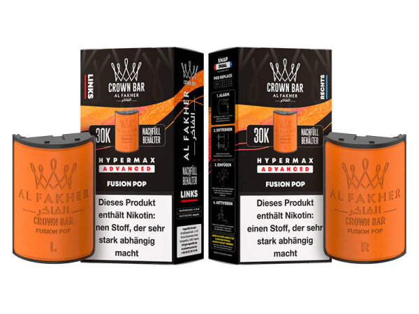 Al Fakher 30k Advanced Hypermax Refill Pod Bundle - Fusion Pop