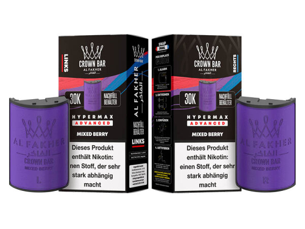 Al Fakher 30k Hypermax Refill Pod Bundle - Mixed Berry