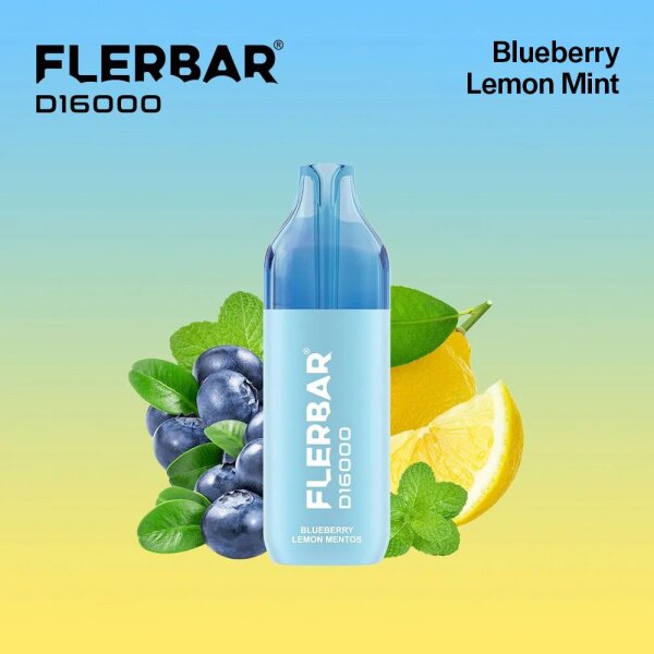 Flerbar D16000 Bundle - Blueberry Lemon Mint