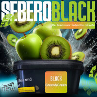 Sebero Black Shisha Tabak 200g - Green & Green