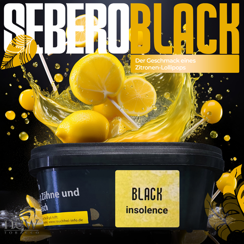 Sebero Black Shisha Tabak 200g - Lmn Candi