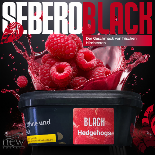 Sebero Black Shisha Tabak 200g - Rspberi