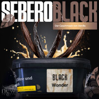 Sebero Black Shisha Tabak 200g - Wonder