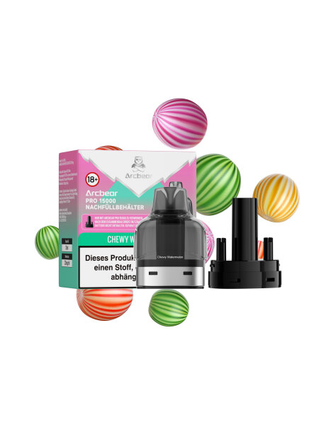 Arcbear Pro 15000 Pod Bundle - Chewy Watermelon