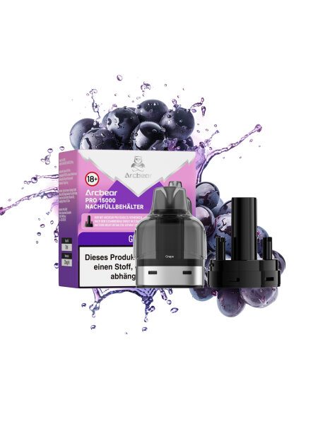 Arcbear Pro 15000 Pod Bundle - Grape Ice