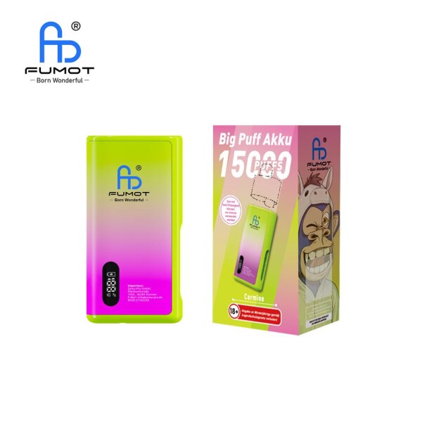 RandM Tornado Big Puff Akkuträger - Carmine