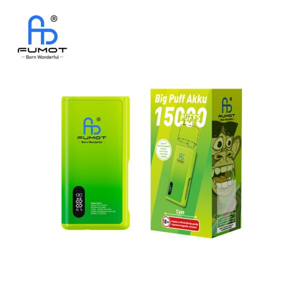 RandM Tornado Big Puff Akkuträger - Cyan