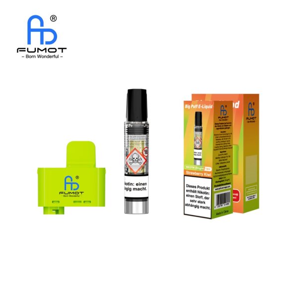 RandM Tornado Big Puff Pod - Strawberry Kiwi