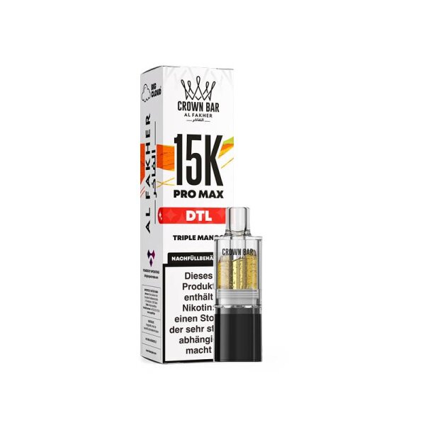 Al Fakher - Crown Bar 15K Pro Triple Mango