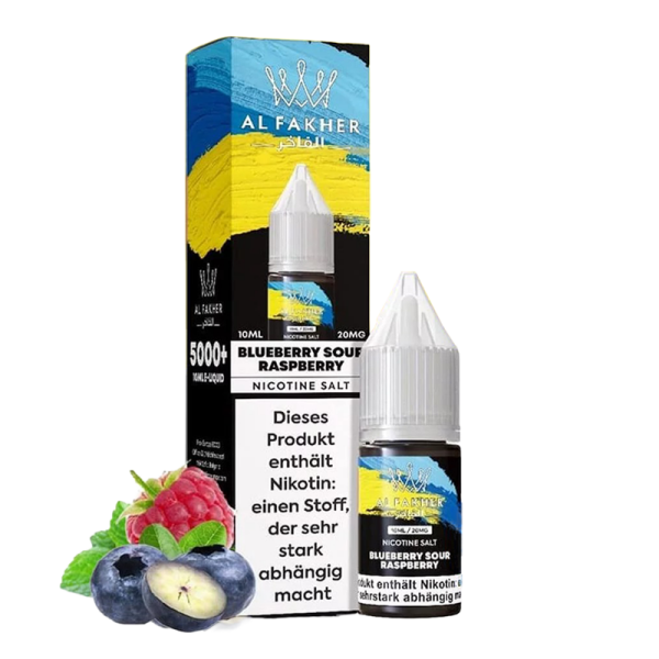 Al Fakher Nikotinsalz 20mg - Blueberry Sour Raspberry