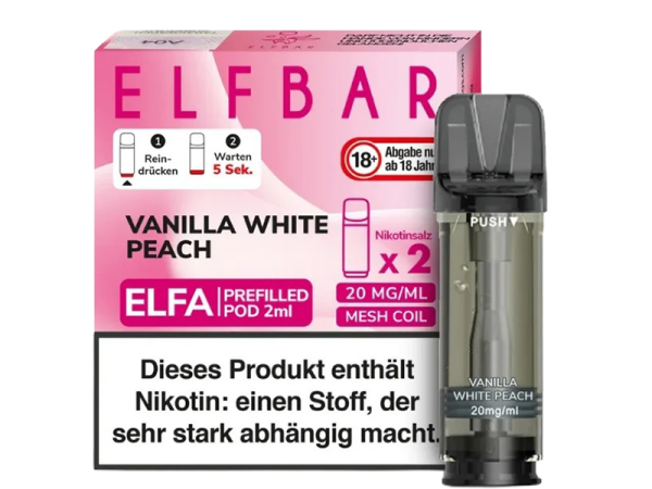 ELFA Liquid Pod 2er Pack - Vanilla White Peach