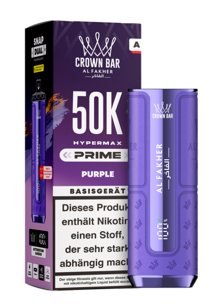 Al Fakher Hypermax Prime 50k Akkuträger - Purple