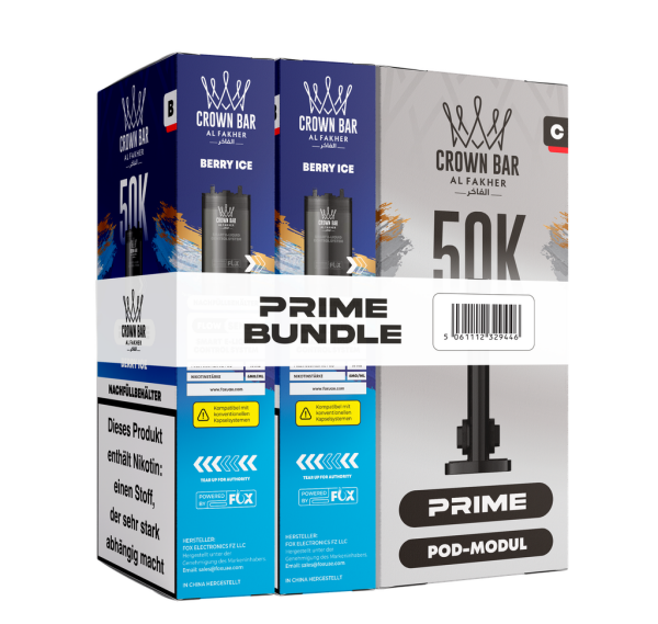 Al Fakher 50k Hypermax Prime Pod Set - Berry Ice