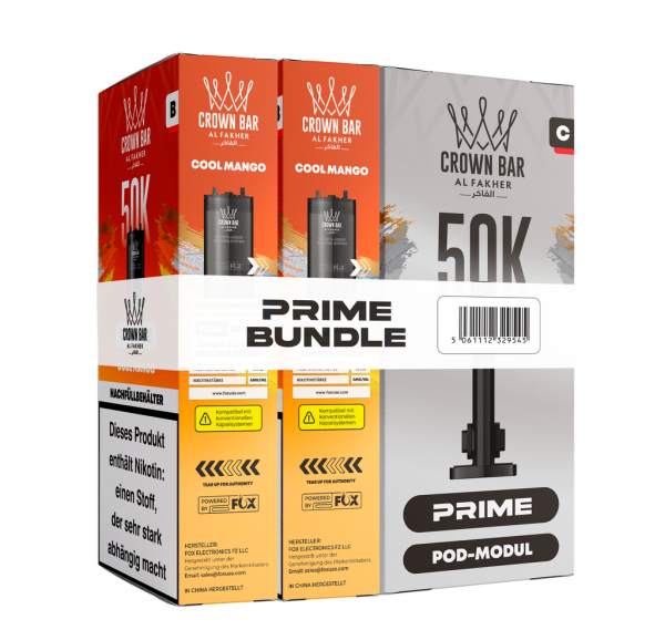 Al Fakher 50k Hypermax Prime Pod Set - Cool Mango