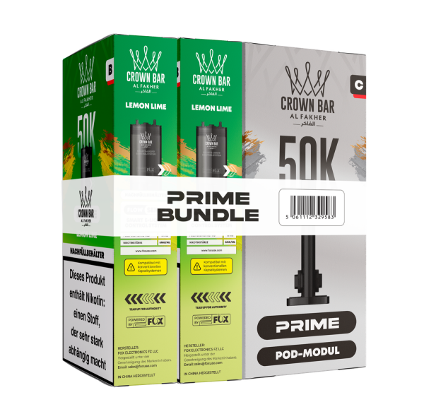 Al Fakher 50k Hypermax Prime Pod Set - Lemon Lime